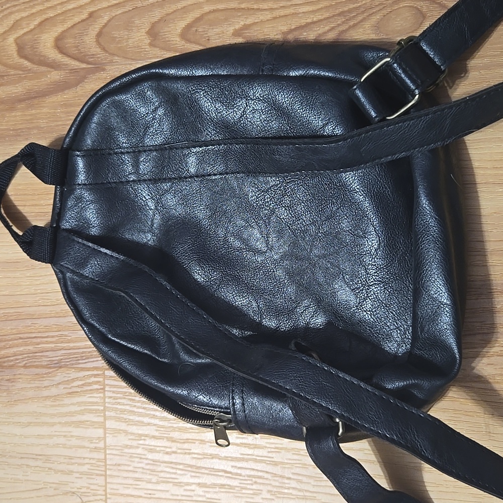 Black Mini Backpack - image 2